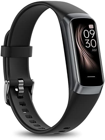 IMFRCHCS Fitness Tracker Activity Tracker with 1.1" AMOLED Color Display Smart Watch, 24/7Heart Rate Monitor, Indoor Outdoor Tracking, Sleep Monitor, 5 ATM Waterproof Step Counter Watch for Women Men