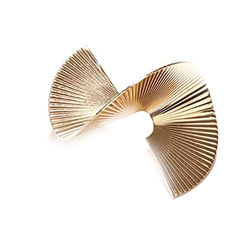 Preisvergleich Produktbild Vektenxi Punk Style Unregelmäßige Spirale Geometrische Ohrringe Für Frauen Übertreibung Metall Ohrringe Gold Farbe Langlebig und Nützlich