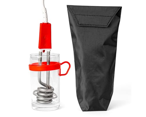 ROMMELSBACHER Reisetauchsieder RTG 351 - wärmeisolierter Griff, Überhitzungsschutz, mit...