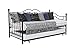 DHP Tokyo Daybed and Trundle with Metal Frame, Twin Over Twin Size, Brushed Bronze