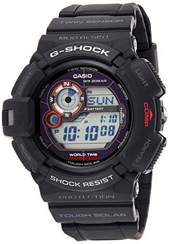 Preisvergleich Produktbild Casio Herren Digital Quarz Uhr mit Resin Armband G-9300-1ER