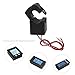DROK Current Transformer, 100A 100mA AC Current Sensor, Split Core Amp Transformer Sensing Relay, Mini Clip-on Easy to Install CT Without Power Off