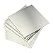 SHHMA Plaque INOX Feuilles d'acier Inoxydable INOX Tôle en Acier Inoxydable pour Le Traitement Industriel, Longueur De Côté 100 Mm,Thickness:0.5mm