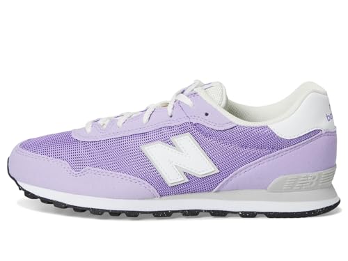 New Balance 515 V1 Lace-Up Sneaker, Lilac Glo/Violet Crush, 4 US Unisex Big Kid4