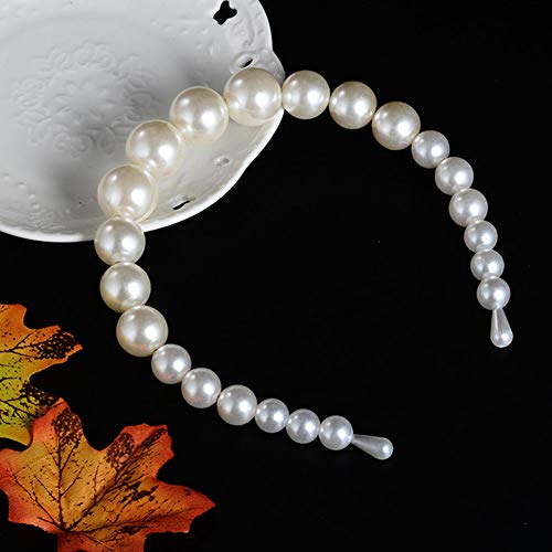 ZDU Women Pearl Headbands Head Wrap Hair Band for Women Elegant Bling Hair Clip Hairpins Headwear Barrette Styling Tools Accessories