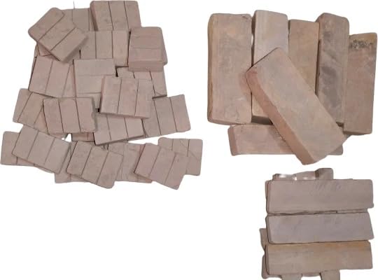 Brightify Red Slate Mixed Bars 2kg Pack | Shale Stone KitKat, Joint, and Block-Style Chips for Art, Writing, Display & Craft Use | Multi-Shape Collection-image-49