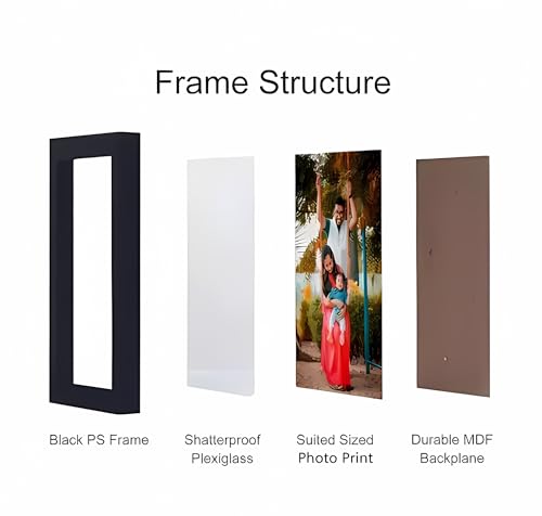 Image of Devgifts Customized Photo frame set of 2 with photo wall Mounted for Birthday, Anniversary, Wedding Size 10 * 13 Inch Personalised Gift for Birthday .2