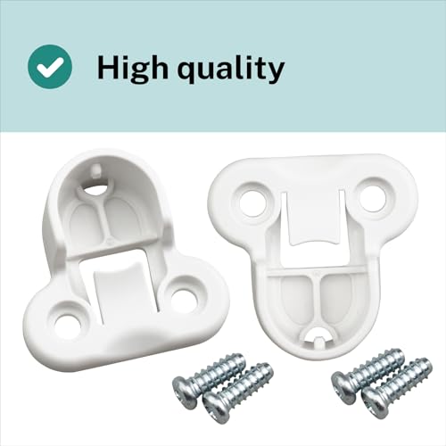 Halterung Kleiderstange passend für IKEA PAX KOMPLEMENT Schrank Kleiderstangenhalterung 130527 (2 Stück)