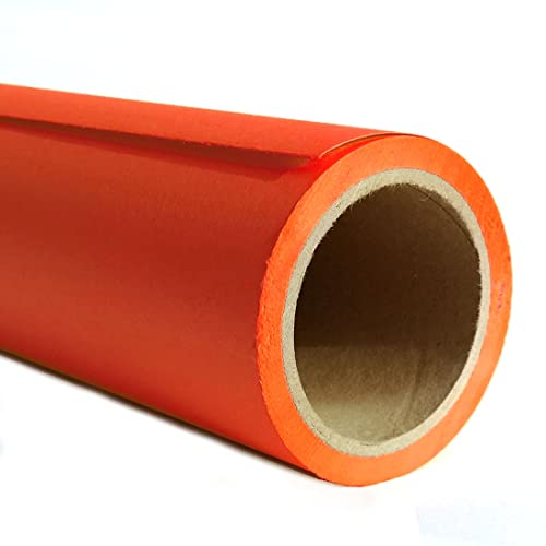 Image of PHSUREO Seamless Photo Photography Backdrop Paper, Photo Background Paper Roll (53" x16‘, #39 Bright Orange)