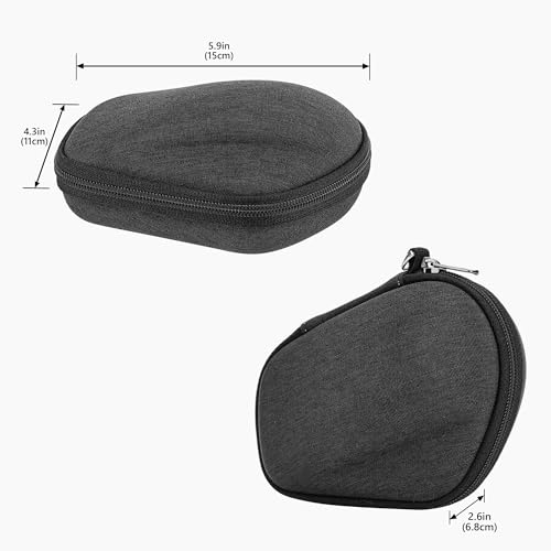 Image of Geekria Hard Shell Mouse Case, Compatible with Logitech MX Master 4 / MX Master 3S / MX Master 3, EVA Travel Carrying Bag (Dark Gray)