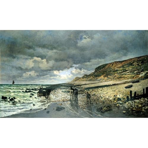 Impression artistique haute définition sur toile Monet, grand tableau de décoration