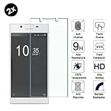 Sensación de suavidad. PHONE CONVERSE 2 Piezas Cristal Templado Protector de Pantalla Sony Xperia Z3 Compact Dureza 9H Bordes 2,5D Sin Burbujas contra Arañazos