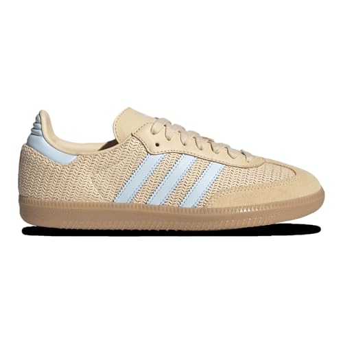 Adidas Originals Samba OG - Women's (JR8168, Blue/Sand) Size 7