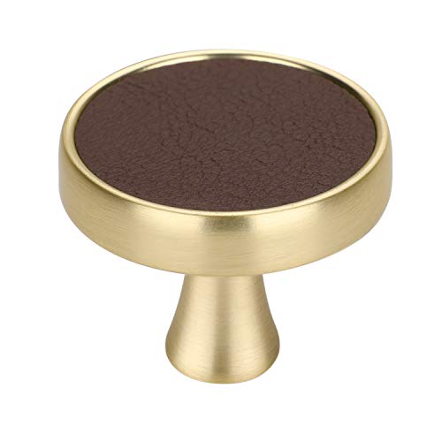 Peaha Knauf für Kommode, Schubladen, Leder, 5 Stück, LS9214GD Cover