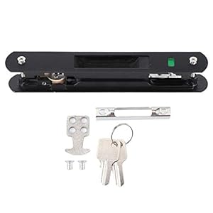 Serratura per porta, serratura a gancio per finestra per porta scorrevole Serratura a serratura singola per porta mobile moderna per casa