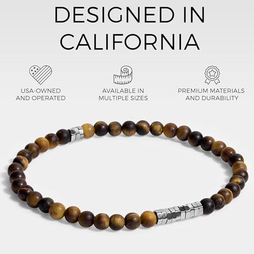 Pulsera Elegatto Premium Tiger Stone para Hombre miniatura 2