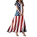 July 4th Dresses Short Sleeve Maternity Casual Dressy Festival Fashion Graphic Stars Stripe 4th of July Outfits for Women Vestidos De Verano para Mujer 2025