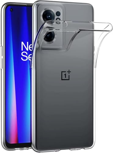 Image of NISHTECH for OnePlus Nord CE 2 5G Premium Transparent Hybrid Soft Slim Dust Proof Back Case Cover Silicone with Camera Protection