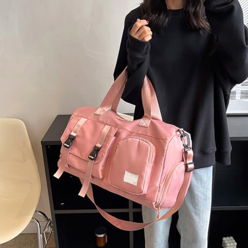 Bolsa de deporte mujer con zapatero ventilado y diseño impermeable Misty Blue 6