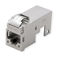 METZ CONNECT E-DAT Modul Kat.6A (Class EA), Kabelmontage ohne Werkzeug (Packung mit 6) – Ansicht 4