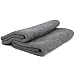 The Rag Company (2-Pack 20 in. x 24 in. Double TWISTRESS Professional Korean 70/30 Blend 850gsm Twist Loop Microfiber Drying Towels