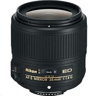 Nikon AF-S NIKKOR 35mm f/1.8G ED Fixed Zoom Lens with Auto Focus for Nikon DSLR Cameras