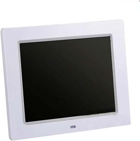 OOFAYWFD 8-Zoll-Digital-Fotorahmen Der vollformatige HD-Multifunktionswerbemaschineelektronisches Fotoalbum mit Speicher kann der Wand mit Einer AuflAsung von 800X600 montiert WerdenWhite OOFAYWFD 8-Zoll-Digital-Fotorahmen Der vollformatige HD-Multifunktionswerbemaschineelektronisches Fotoalbum mit Speicher kann der Wand mit Einer AuflAsung von 800X600 montiert WerdenWhite
