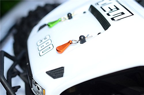 Gpm Body Clips + Aluminum Mount For 1/10 To 1/18 Models - 6Pcs Set Silver #TOP2