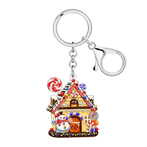 Porte-clés Maison en Pain d'épice Acrylique WEVENI Charms