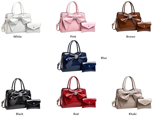 Image of JHVYF Women Tote bag Satchel Purses and Handbags for Women Shoulder Bags Bow Purse