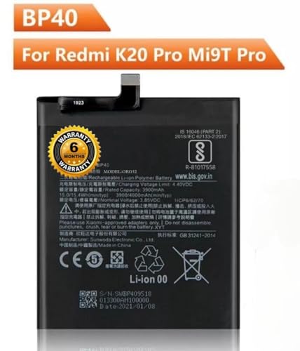 Image of Original BP40 Battery for Redmi K20 Pro, / 9T M1903F11G Battery with 6 Month Warranty **** (G00082)