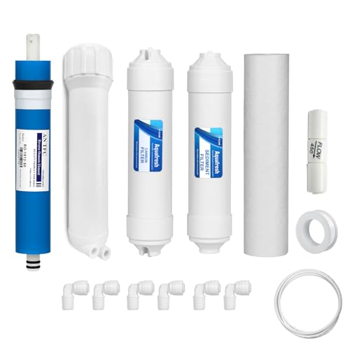 Image of Aqua Fresh RO Membrane Service Kit for Domestic Water Purifiers | Complete Spare Set | White Water Purifier with RO Technology for Home (Service Kit)