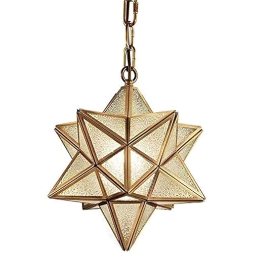 Lustre étoiles en cuivre pour illuminer votre chambre d'une douce lueur céleste