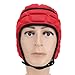 Drfeify Soft Flag Rugby Padded Headgear Helmet, EVA Sponge Adjustable Head Protector for Youth Kids Adults Soccer Sports (M)