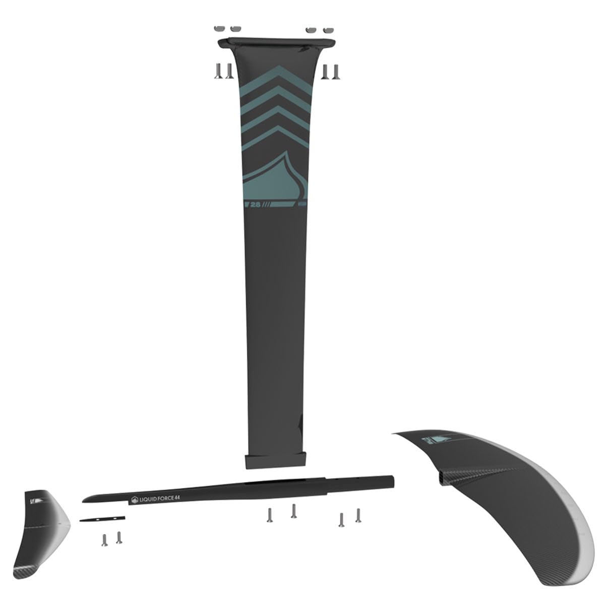 Liquid Force Flyer Thruster Wakesurf Board, One CoLoler, 4ft5in