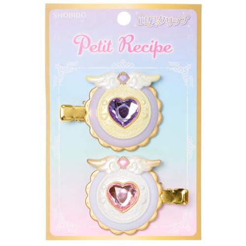 shobido 粧美堂 プチレシピ 前髪クリップ ヘアアクセ PETiT RECiPE かわいい プチプラ コスメ (パープル&ホワイト)のサムネイル