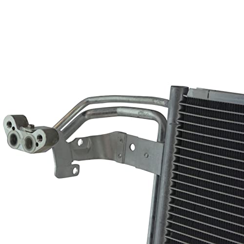 Image of TRQ A /C Condenser & Receiver Drier Assembly for 06-13 Audi A3 06-13 A3 Quattro 08-09 TT 08-15 TT Quattro 07-16 VW Eos 10-14 Golf 06-14 GTI 06-14 Jetta 08 R32 06-09 Rabbit