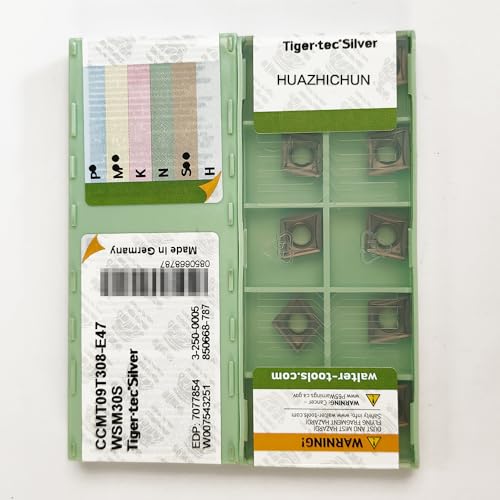 HUAZHICHUN CCMT09T308-E47 WSM30S Milling Inserts Turning Tools