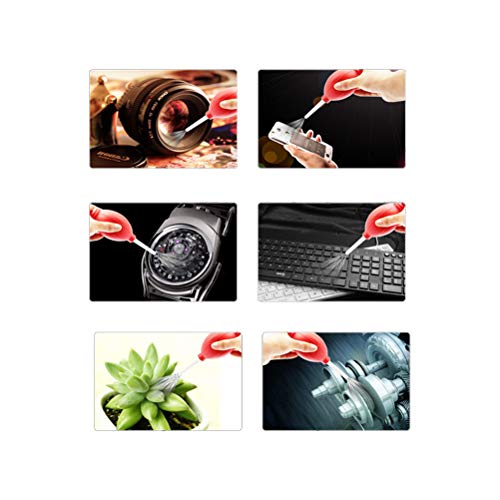 Druckluft Staubreiniger,2er pack Rakete Luftdruck Cleaner Druckluftspray Luftdruckpistole für Kamera Objektiv Reinigungs und PC Tastatur Reinigung Handy Linse Keyboard Mit Kurze oder Lange Düse