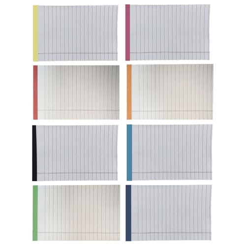 Carnet de notes à grands carreaux idéal pour l'école et le bureau : écriture fluide au quotidien