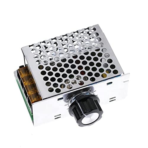 Lamba, AC 220V 4000W Dimmer Scr AC Motor Hız Devir Kontrol Elektrikli Fırın Rezistans Su Isıtıcı Işık Parlaklık Fan Voltaj Regülatörü