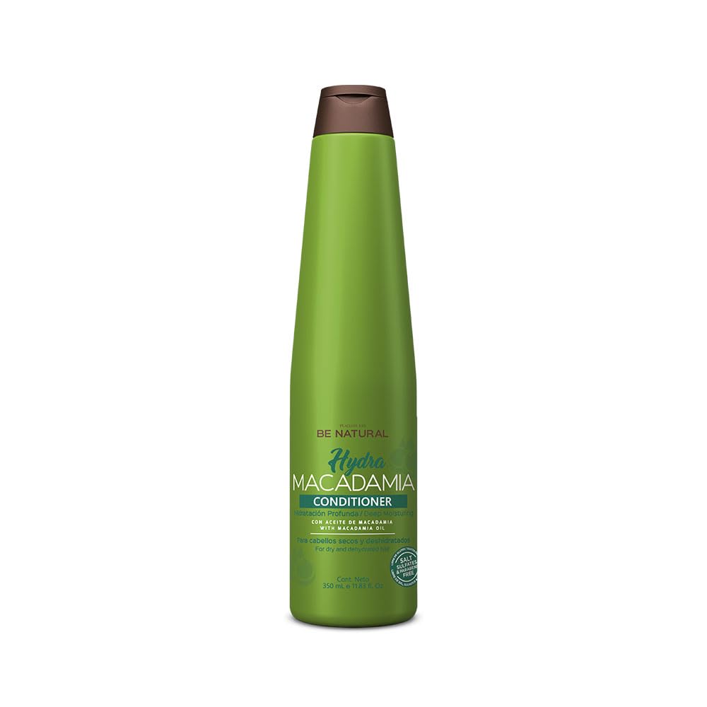 PLACENTA LIFE BE NATURAL Hydra Macadamia Conditioner - Deep Moisturizing Conditioner for Dry and Damaged Hair (350 ml/ 11.83 fl.oz)