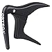 Ortega Guitars Capo-Quick Change Clamp-Classical Guitars w/Flat Fretboards (OCAPO-SBK)
