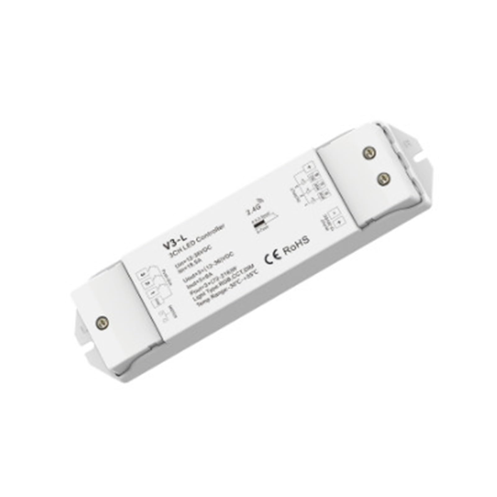 DC12V-36V 24V V1-L pojedynczy kolor V2-L Dual V3-L RGB V4 RGBW V5 + kontroler CCT 2,4 GHz + ściemnianie push dla światła (V3-L)