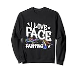 Photo Gallery i love face painting pittore arte artista pittore colori arte felpa Photo Gallery i love face painting pittore arte artista pittore colori arte felpa