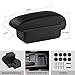 for Vw Polo 2019-2023 Armrest Centre Armrest with Large Storage Compartment and USB Port Car Accessories Console Armrest Black
