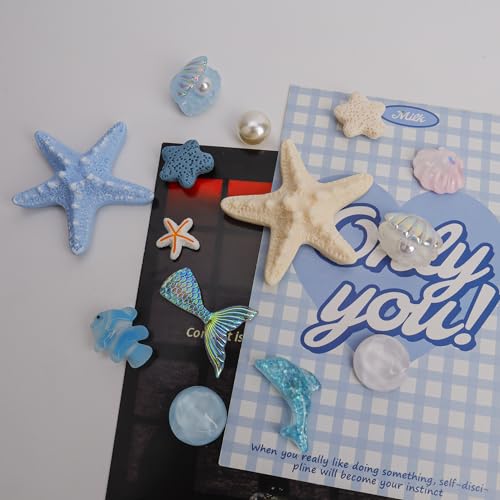 24 imanes decorativos tema playa para refrigerador miniatura 4
