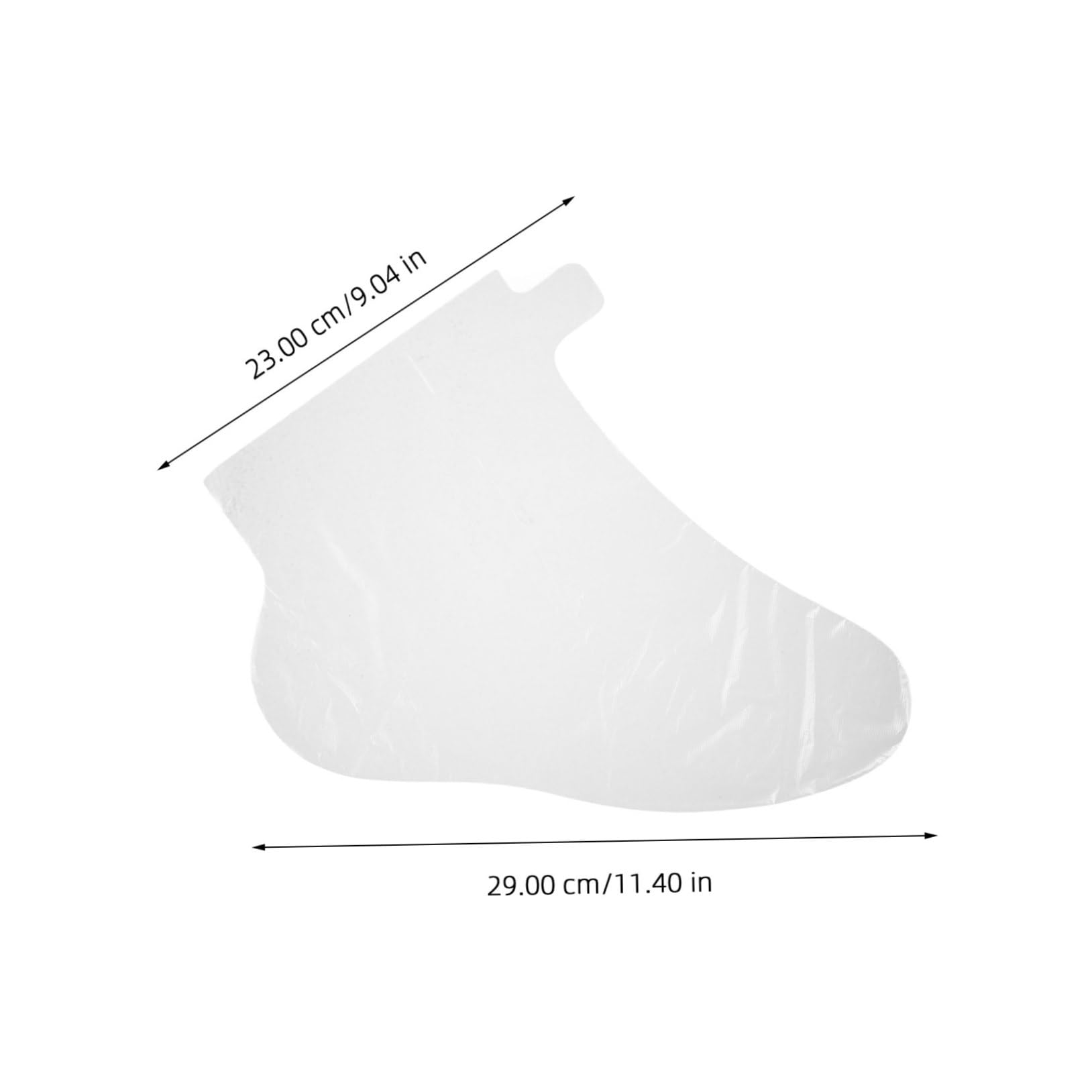 NULYLU Moisturizing Foot Mask Socks 100pcs Delicate Foot Care Foot Covers Warm Foot Mask Foot Bath Bag for Dry Cracked Feet