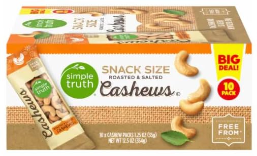 Roasted & Salted Cashews (Pack Of 1 Box)10 ct / 1.25 oz