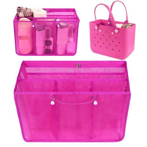 OUTXE Beach Bag Organizer Compatible with X Large Bogg Bag Accessories Inserts Lightweight Mesh Insert Divider Pouch for Original XL Bogg Bags Beach Tote Bags Insert for Organizing